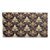 Housse D'oreillers Bleu et orange Art déco (Dos-Droit)