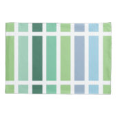 Housse D'oreillers Bleu et vert (Dos)