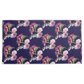 Housse D'oreillers Bleu floral (devant-Droit)