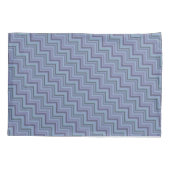 Housse D'oreillers Bleu gris rayures motif (Dos)