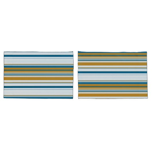 Housse D'oreillers Bleu jaune et blanc (Dos-Set)