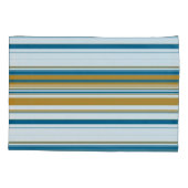 Housse D'oreillers Bleu jaune et blanc (Dos-gauche)