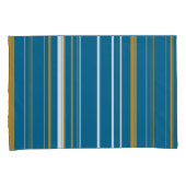 Housse D'oreillers Bleu jaune et blanc (devant-Droit)