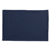 Housse D'oreillers Bleu marine (Dos-gauche)