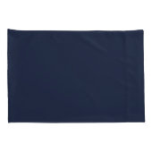 Housse D'oreillers Bleu marine (Dos-Droit)