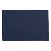 Housse D'oreillers Bleu marine (devant-Droit)
