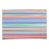 Housse D'oreillers Bleu massif Bleu arrière (devant-Droit)