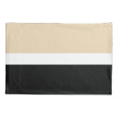 Housse D'oreillers Bleu Noir Abstrait (Dos)