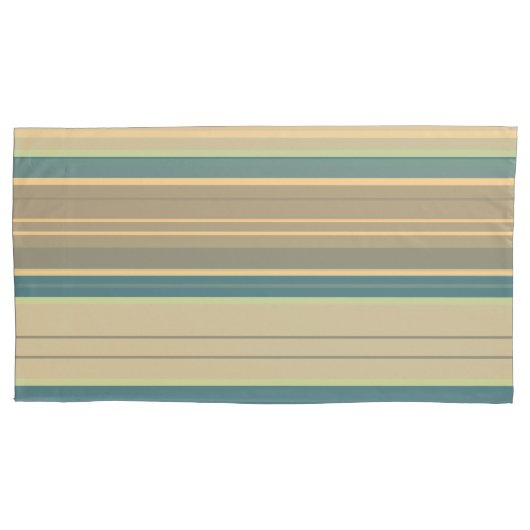 Housse D'oreillers Bleu rayé (devant)