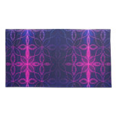 Housse D'oreillers Bleu sur Pillowcase violet (Dos)