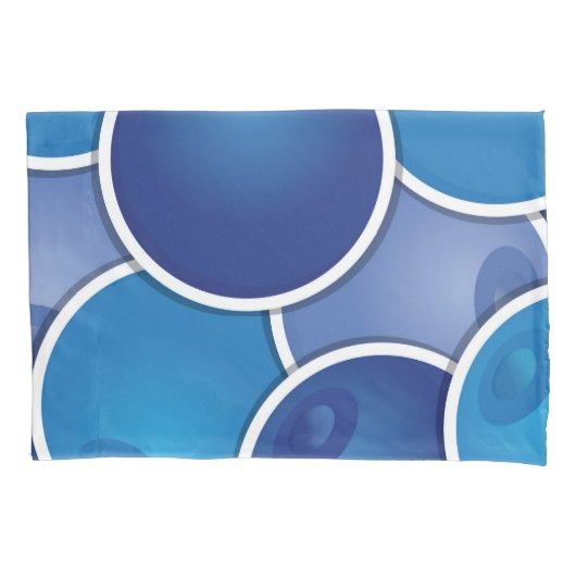 Housse D'oreillers Bleuet funky (devant)
