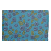 Housse D'oreillers Bleus sur bleu (Dos-gauche)