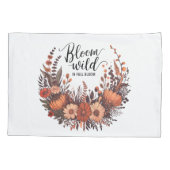 Housse D'oreillers "Bloom Wild : Bouquet Fleur sauvage terrestre (Dos-gauche)