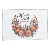 Housse D'oreillers "Bloom Wild : Bouquet Fleur sauvage terrestre (devant-Droit)