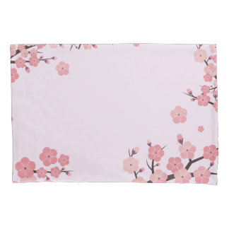Housse D'oreillers Bloomed sakura flowers pillow case
