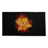 Housse D'oreillers Blooming Fire Rose (Dos)