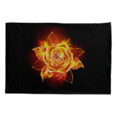 Housse D'oreillers Blooming Fire Rose (Dos)