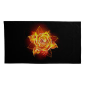 Housse D'oreillers Blooming Fire Rose (Dos-Droit)