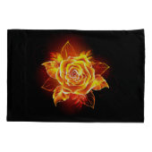 Housse D'oreillers Blooming Fire Rose (Dos-gauche)