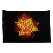 Housse D'oreillers Blooming Fire Rose (Dos-Droit)