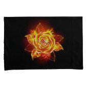 Housse D'oreillers Blooming Fire Rose (devant-Droit)