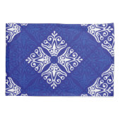 Housse D'oreillers Blue Bandana Design (Dos-gauche)