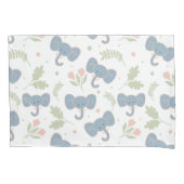 Housse D'oreillers Blue Elephant Harmony Pillowcase (devant)