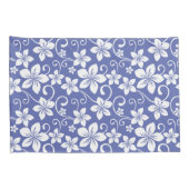 HOUSSE D'OREILLERS BLUE HAWAII (PERIWINKLE) (Dos-Droit)