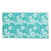 HOUSSE D'OREILLERS BLUE HAWAII (TURQUOISE) (Dos-gauche)