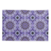 Housse D'oreillers Blue Hydrangea Flower Petals Abstrait Art Motif (Dos)