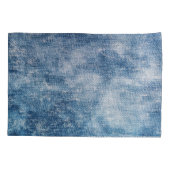 Housse D'oreillers Blue Jeans Denim, Arrière - plan texturé. (Dos)