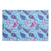 Housse D'oreillers Blue Paisley (Dos)