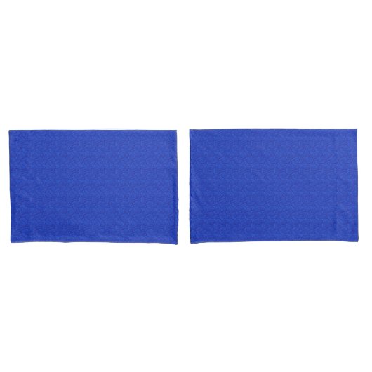 Housse D'oreillers Blue Paisley (devant-Set)
