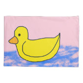 Housse D'oreillers Blue Popcorn Anime Ducky (Dos)