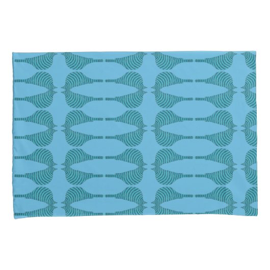 Housse D'oreillers Bluebird rayé (devant-Droit)