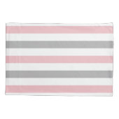 Housse D'oreillers Blush + Gris (Dos)