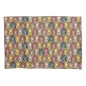 Housse D'oreillers Boho coloré Boodland Owl Motif (devant)