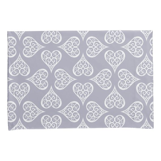 Housse D'oreillers Boho Damask Heart (devant-Droit)