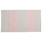 Housse D'oreillers Boho Funky Retro Eclectique Pastel Stripe de Noël (devant-Droit)