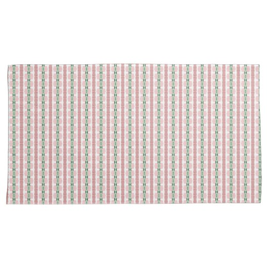 Housse D'oreillers Boho Funky Retro Eclectique Pastel Stripe de Noël (devant-Droit)