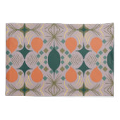 Housse D'oreillers Boho Géométrique Diamant Violet (Dos)