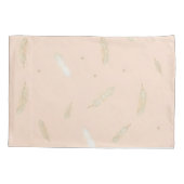 Housse D'oreillers Boho Moderne Plumes Collection Luxe (Dos)