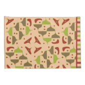 Housse D'oreillers Boho Retro Moderne Pillowcase Graphique (Dos-Droit)