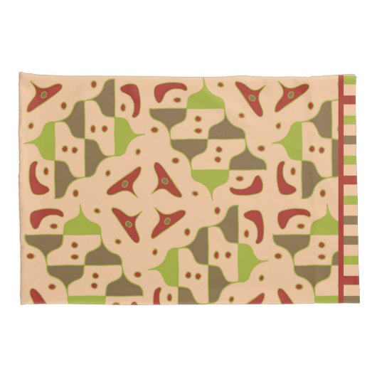 Housse D'oreillers Boho Retro Moderne Pillowcase Graphique (Dos-Droit)