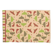 Housse D'oreillers Boho Retro Moderne Pillowcase Graphique (devant-gauche)