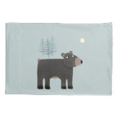 Housse D'oreillers Bois de l'ours mou (Dos-gauche)