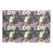 Housse D'oreillers Boissons tropicales avec des animaux (Dos-gauche)