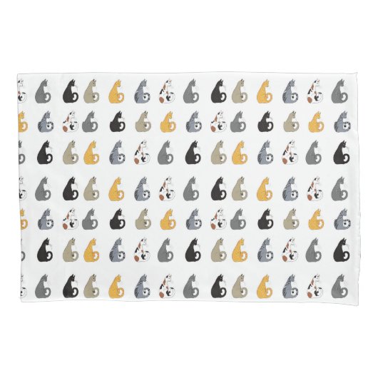 Housse D'oreillers Bol Kitty Cats (devant)