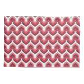 Housse D'oreillers Bold Retro Modern Motif in Pinks (Dos-gauche)