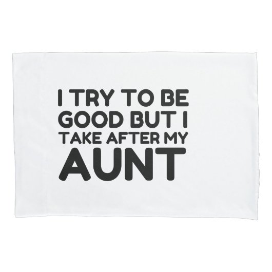 HOUSSE D'OREILLERS BON MAIS JE PRENDS APRÈS MA CHATTE (devant)